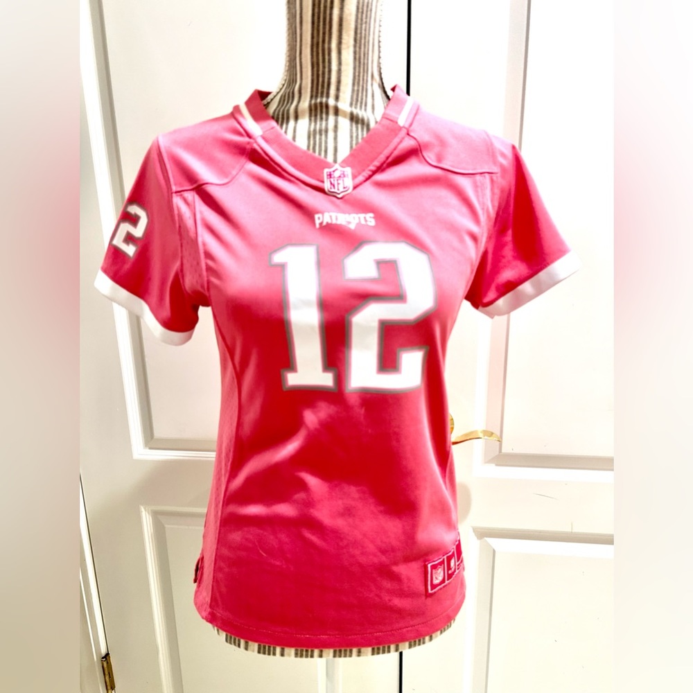 NFL New England Patriots Brady jersey , pink, size 10 12 girls , team apparel